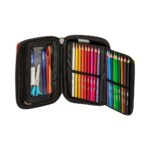 Ученически несесер със съдържание COMIX CLASSIC RED 2024 - Image 2