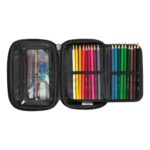 Ученически несесер със съдържание COMIX RAINBOW PURPLE 2024 - Image 3