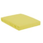 Долен чаршаф единичен жълт