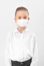 Детска маска - GQWhite (Yel/Gre), 4 - 9 години - Image 2