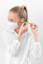 Детска маска - GQWhite (Yel/Gre), 4 - 9 години - Image 3