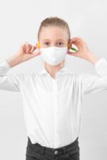 Детска маска - GQWhite (Yel/Gre), 4 - 9 години - Image 6