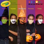 Crayola™ Adults Halloween, маски за лице за тийнейджъри, учители и възрастни, в сет, 5 броя - Image 5