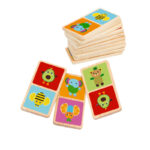 Дървено домино с торбичка от плат Frootimals - Image 2