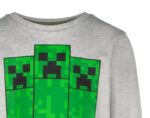 Блуза с дълъг ръкав Minecraft Creepers Trio, размер 134 - Image 2