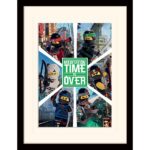 Преспапие Lego Ninjago movie 6 нинджи в остъклена рамка
