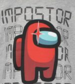 Тениска Among Us Grey, размер 134 - Image 3