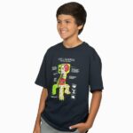 Тениска Minecraft Creeper анатомия - Image 3