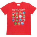 Тениска Pokemon GO червена