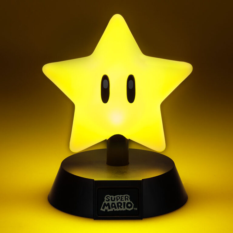 Лампа Super Mario Super Star Icon