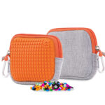 Портмоне Pixie Crew Сиво/Оранжево