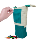 Pop Up Несесер Pixie Crew Turquoise/White - Image 5