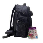 Ученическа раница Pixie Crew Hexa Black ергономична - Image 6