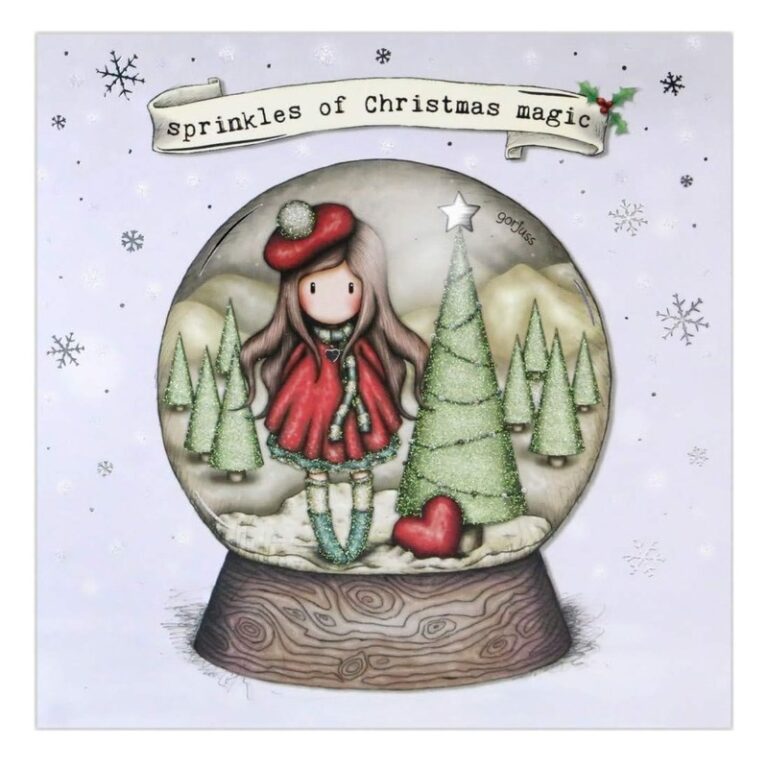 Коледна картичка Santoro Gorjuss Snowglobe