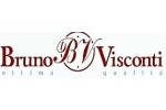 Лого на Bruno Visconti с елегантен подпис и стилизирани букви в тъмен цвят.