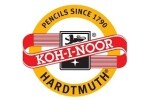Лого на Koh-I-Noor Hardtmuth с молив и червен банер с надпис Pencils Since 1790.